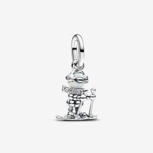 Authentic Skier Dangle Pandora Charm